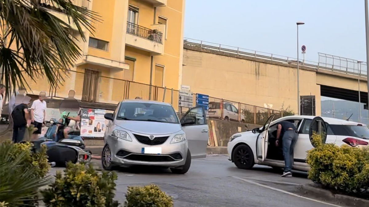 Agropoli, incidente in via Alighieri tra scooter e auto - Cilento Post