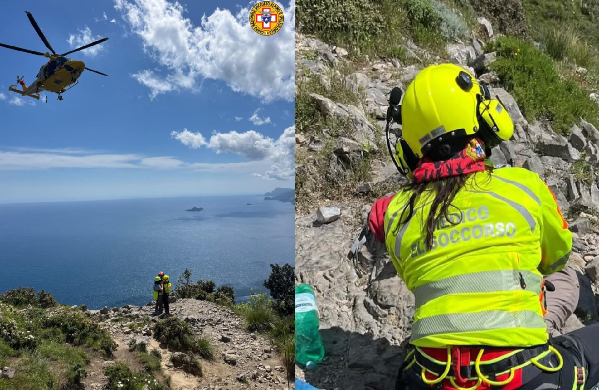 Escursionista ferita sul Sentiero degli Dei: soccorsa dal 118 e dal ...