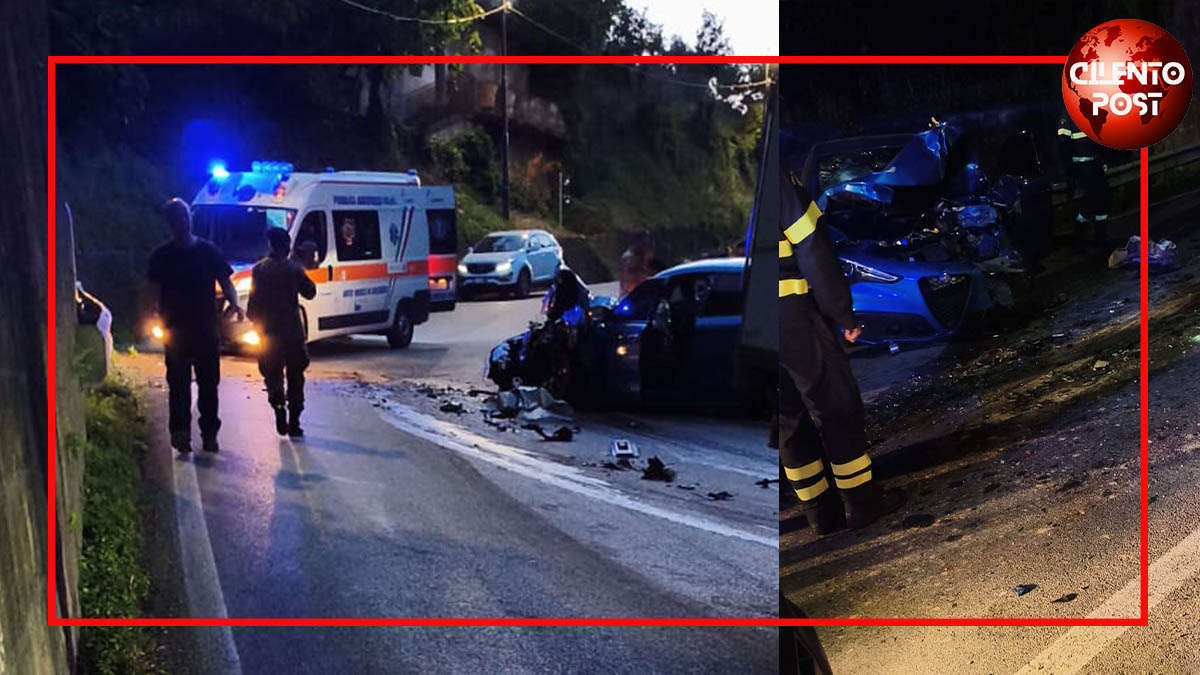 Scontro tra auto e furgone tra Campagna e Serre: cinque persone ...